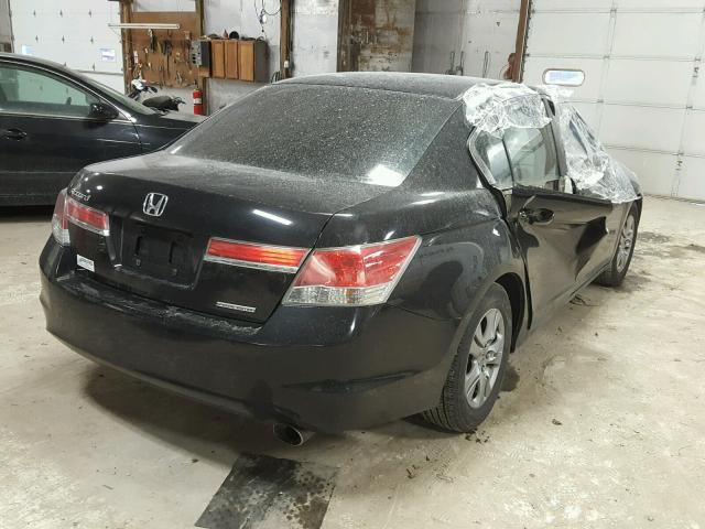 1HGCP2F61CA080540 - 2012 HONDA ACCORD SE BLACK photo 4