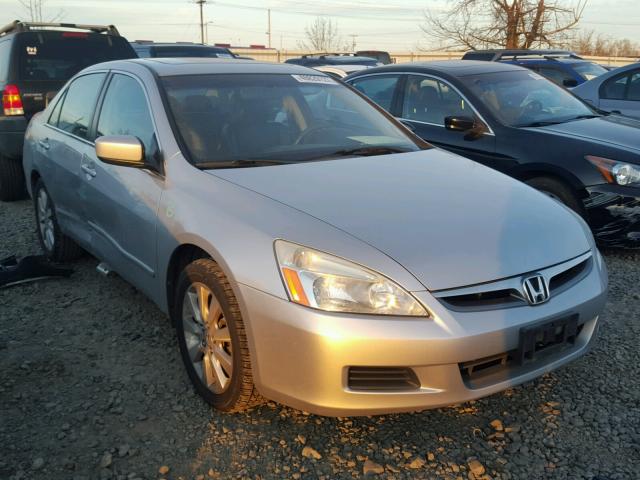 1HGCM66517A083774 - 2007 HONDA ACCORD EX SILVER photo 1