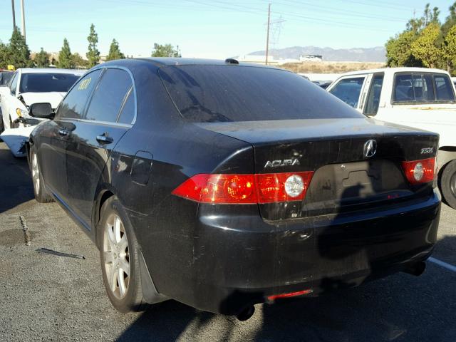 JH4CL96895C008611 - 2005 ACURA TSX BLACK photo 3