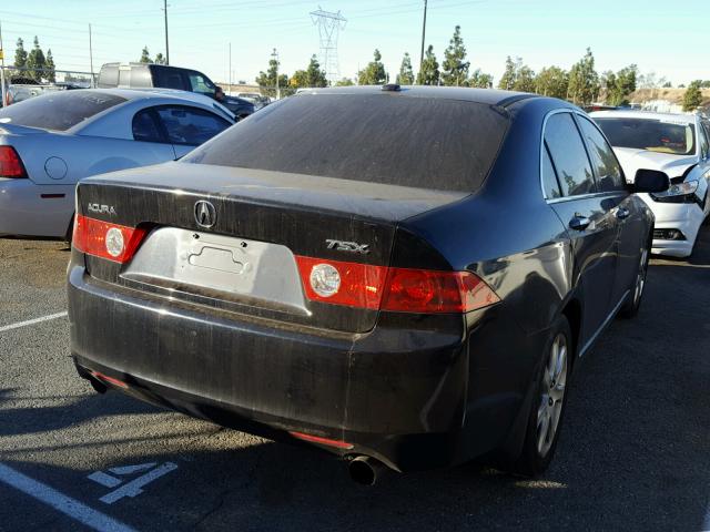 JH4CL96895C008611 - 2005 ACURA TSX BLACK photo 4