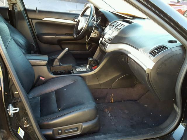 JH4CL96895C008611 - 2005 ACURA TSX BLACK photo 5