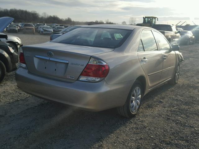 4T1BE32K16U146737 - 2006 TOYOTA CAMRY LE BEIGE photo 4