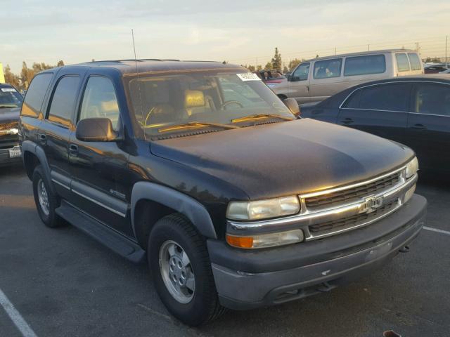 1GNEC13T92R256605 - 2002 CHEVROLET TAHOE C150 BLACK photo 1