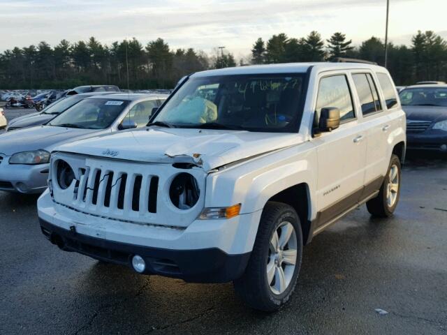 1C4NJRBB7ED731112 - 2014 JEEP PATRIOT SP WHITE photo 2