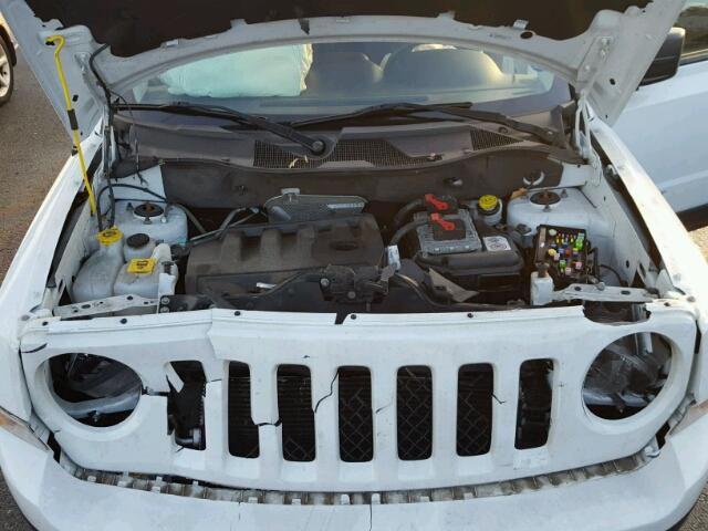 1C4NJRBB7ED731112 - 2014 JEEP PATRIOT SP WHITE photo 7