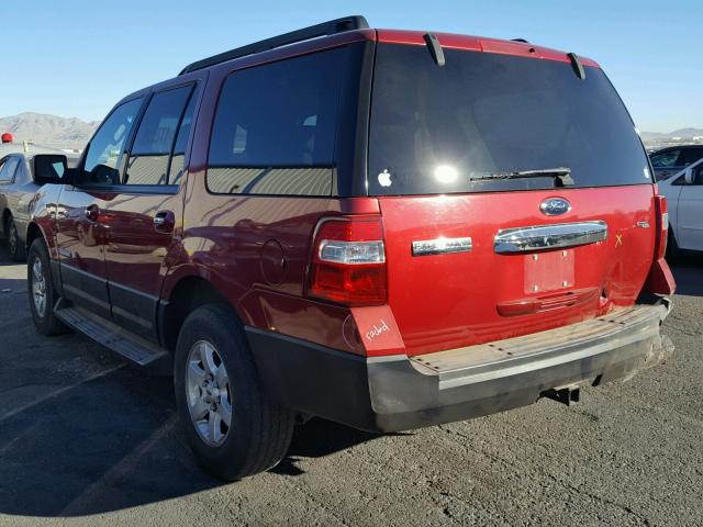 1FMFU16517LA94384 - 2007 FORD EXPEDITION MAROON photo 3