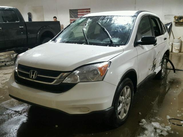 5J6RE4H43BL078310 - 2011 HONDA CR-V SE WHITE photo 2