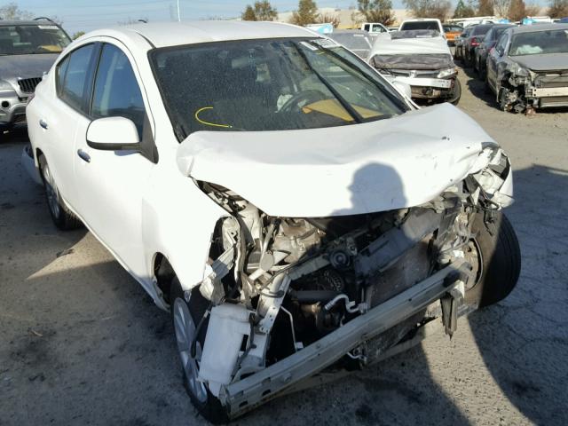 3N1CN7APXDL867582 - 2013 NISSAN VERSA S WHITE photo 1