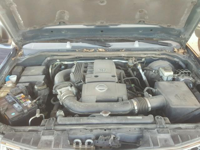 5N1AR18U56C602306 - 2006 NISSAN PATHFINDER BLUE photo 7