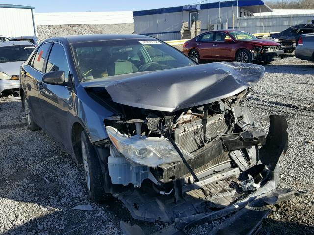 4T4BF1FK4DR289874 - 2013 TOYOTA CAMRY L GRAY photo 1