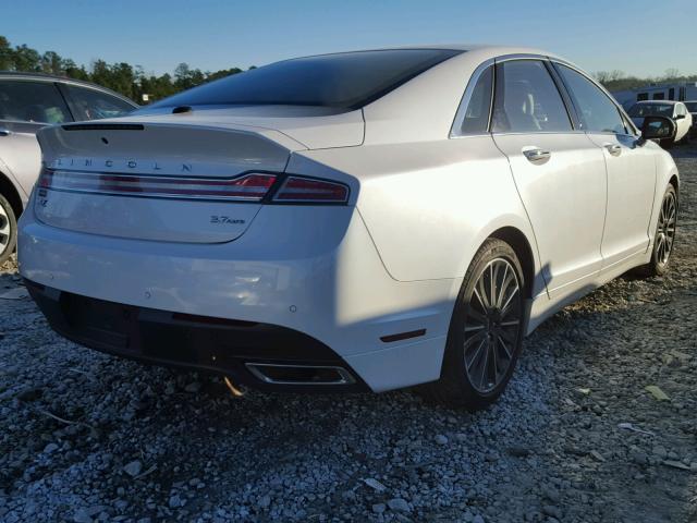 3LN6L2JKXGR627081 - 2016 LINCOLN MKZ Սպիտակ լուսանկար 4