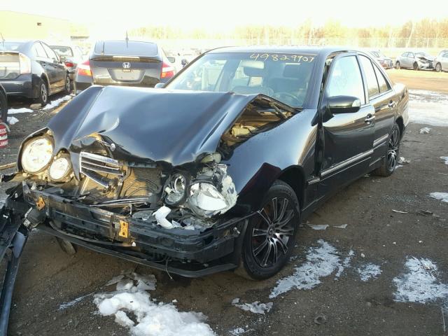 WDBJF82J9YX039212 - 2000 MERCEDES-BENZ E 320 4MAT BLACK photo 2