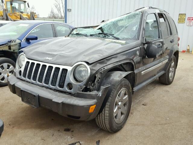 1J4GL58KX5W534811 - 2005 JEEP LIBERTY LI GRAY photo 2