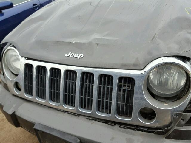 1J4GL58KX5W534811 - 2005 JEEP LIBERTY LI GRAY photo 7