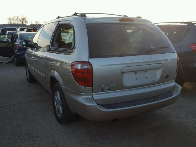 2D4GP44L45R195655 - 2005 DODGE GRAND CARA BEIGE photo 3