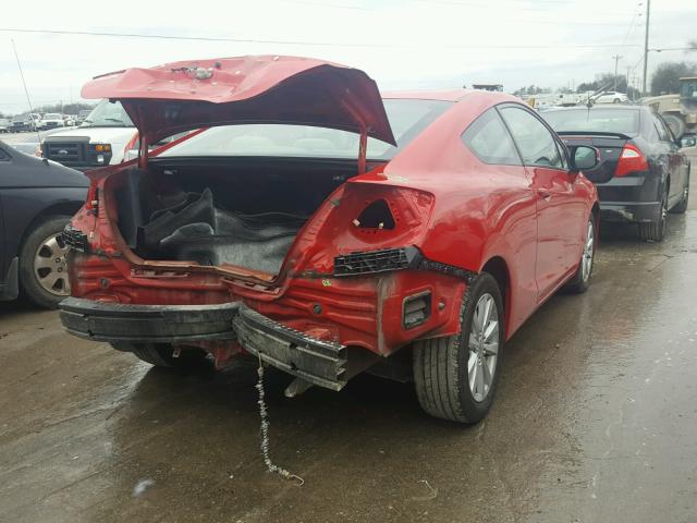 2HGFG3A85CH544507 - 2012 HONDA CIVIC EX RED photo 4