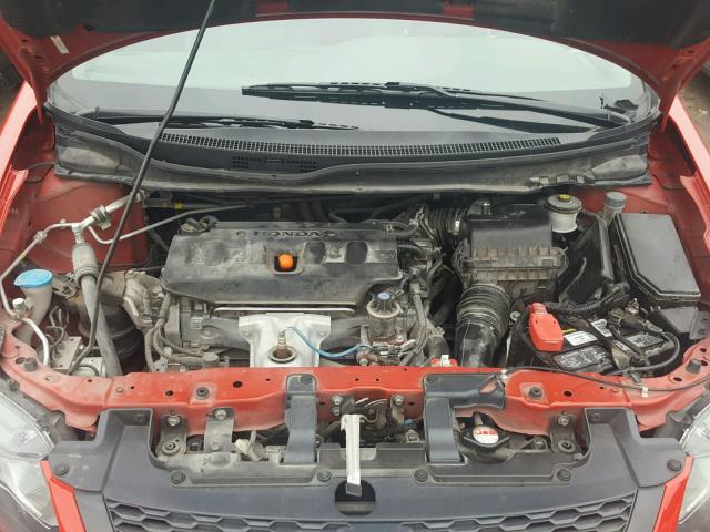2HGFG3A85CH544507 - 2012 HONDA CIVIC EX წითელი ფოტო 7