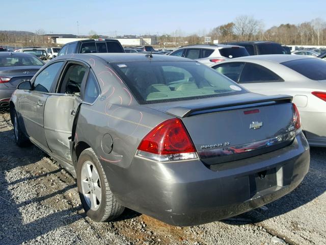 2G1WT58K889267613 - 2008 CHEVROLET IMPALA LT GRAY photo 3