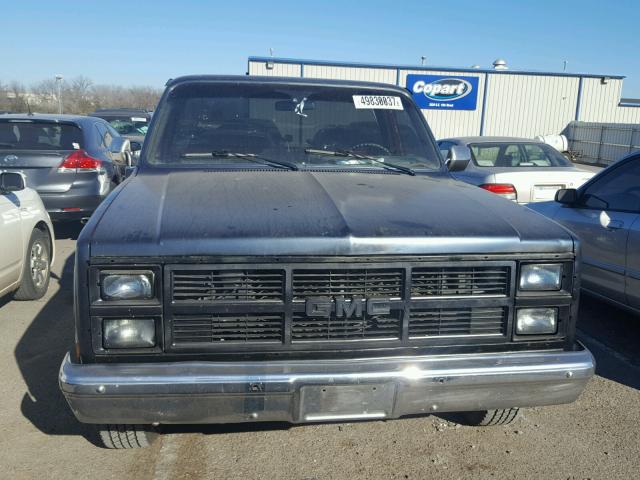 1GTDC14H7EJ527968 - 1984 GMC C1500 BLUE photo 9