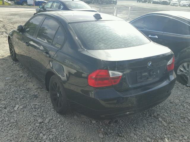 WBAVC935X7K032880 - 2007 BMW 328 XI BLACK photo 3