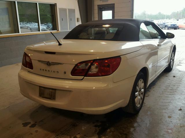 1C3LC45K78N674669 - 2008 CHRYSLER SEBRING WHITE photo 4