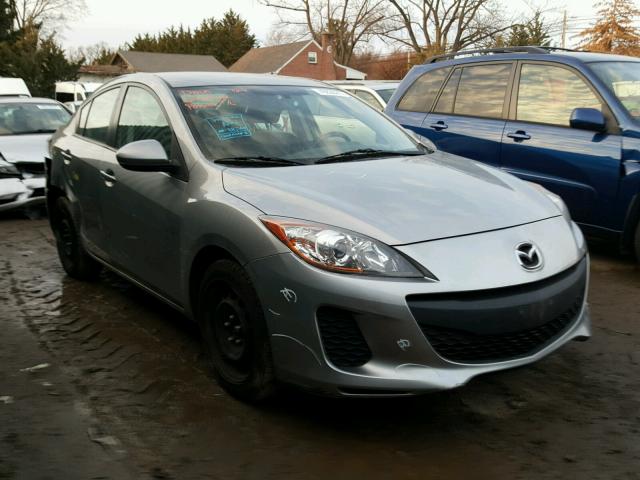 JM1BL1TF4D1767906 - 2013 MAZDA 3 I SILVER photo 1