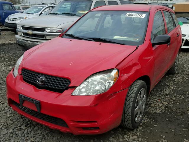 2T1KR32E53C126423 - 2003 TOYOTA COROLLA MA RED photo 2