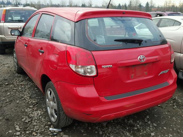 2T1KR32E53C126423 - 2003 TOYOTA COROLLA MA RED photo 3