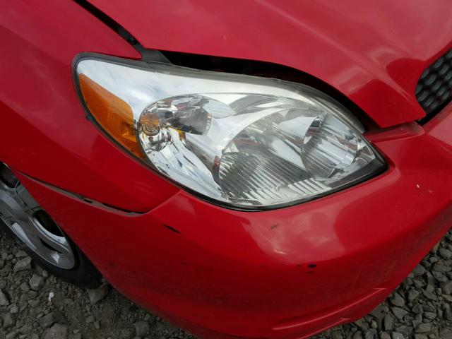 2T1KR32E53C126423 - 2003 TOYOTA COROLLA MA RED photo 9