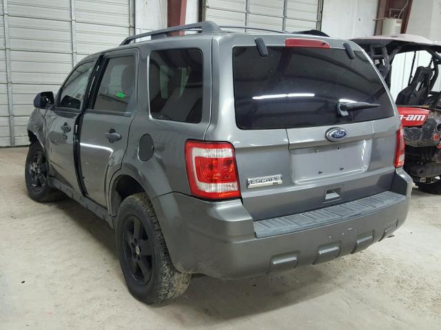 1FMCU0D75AKD20800 - 2010 FORD ESCAPE XLT CHARCOAL photo 3