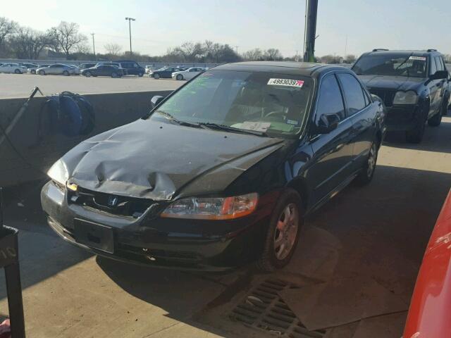 JHMCG56682C016562 - 2002 HONDA ACCORD EX BLACK photo 2