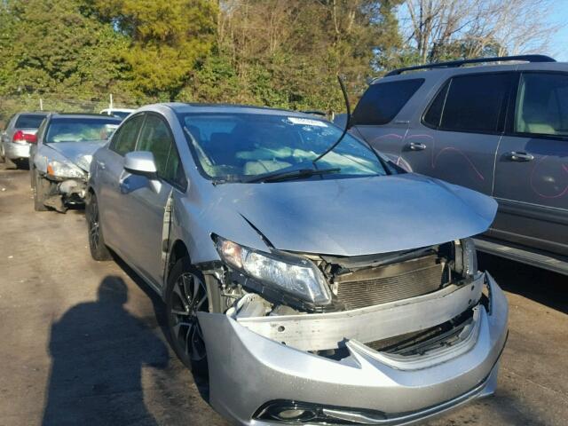 19XFB2F91DE056726 - 2013 HONDA CIVIC EXL SILVER photo 1