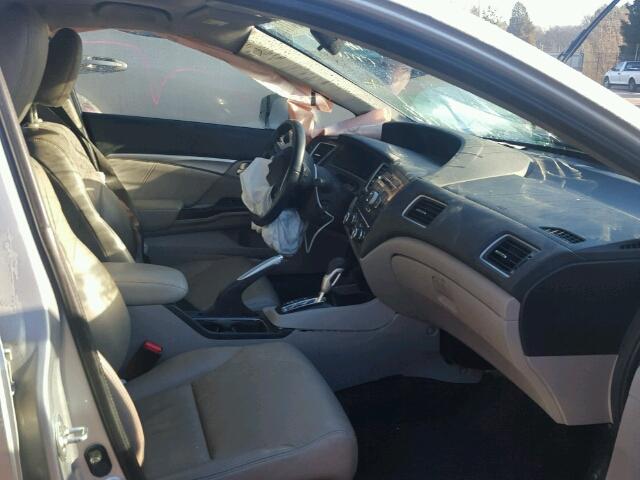 19XFB2F91DE056726 - 2013 HONDA CIVIC EXL فضي صورة 5