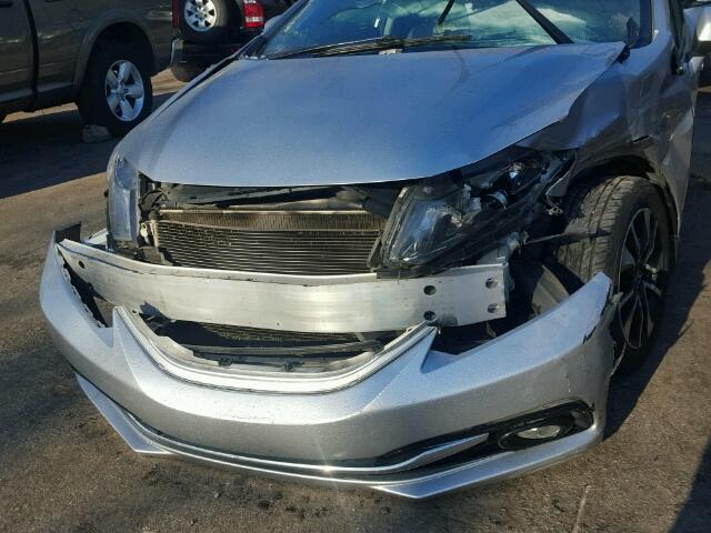 19XFB2F91DE056726 - 2013 HONDA CIVIC EXL فضي صورة 9