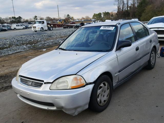 1HGEJ6671TL045348 - 1996 HONDA CIVIC LX SILVER photo 2