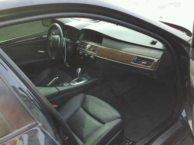 WBANW53538CT50707 - 2008 BMW 550 I BLUE photo 5