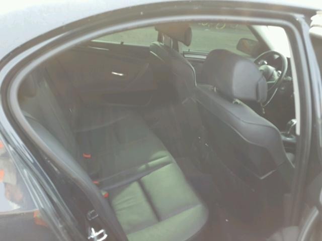 WBANW53538CT50707 - 2008 BMW 550 I BLUE photo 6