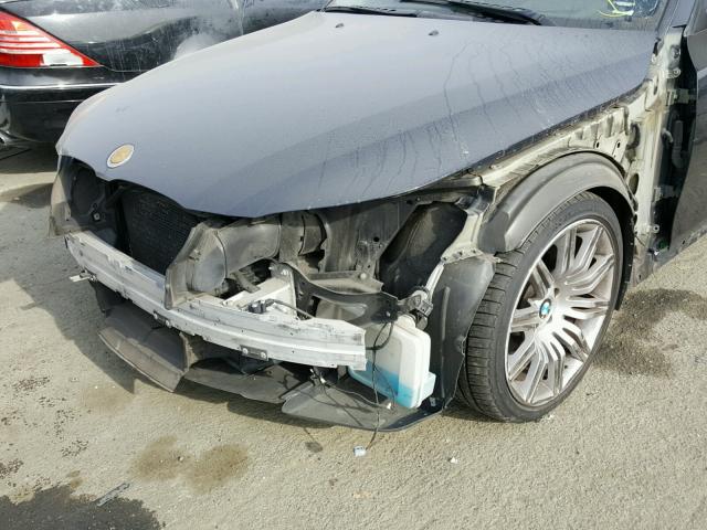WBANW53538CT50707 - 2008 BMW 550 I BLUE photo 9