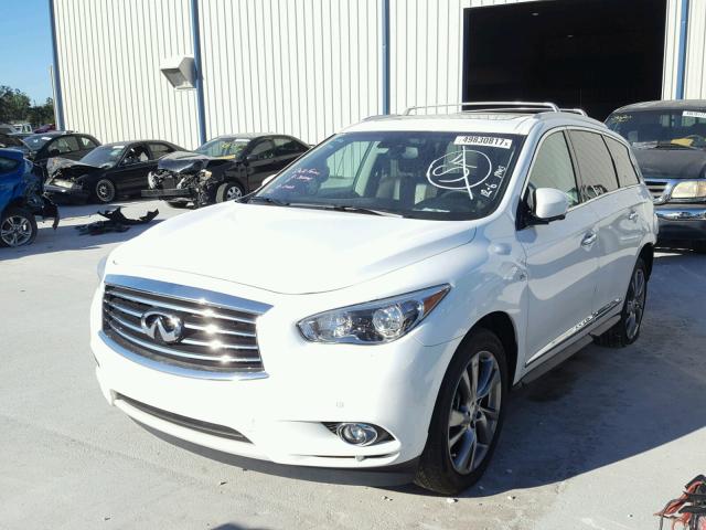 5N1AL0MM5EC507373 - 2014 INFINITI QX60 SILVER photo 2