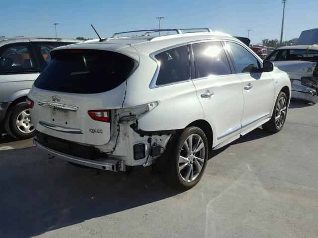 5N1AL0MM5EC507373 - 2014 INFINITI QX60 SILVER photo 4