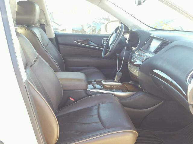 5N1AL0MM5EC507373 - 2014 INFINITI QX60 SILVER photo 5