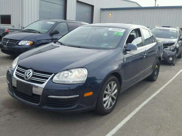 3VWRZ7AJ2AM055493 - 2010 VOLKSWAGEN JETTA SE 蓝色 照片 2