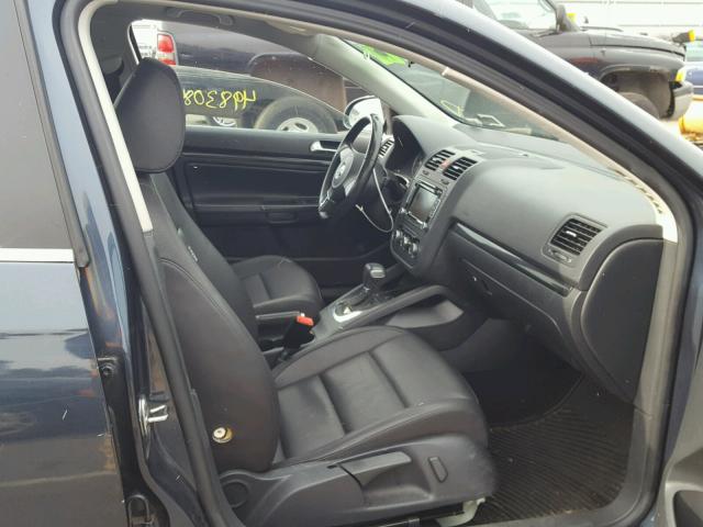 3VWRZ7AJ2AM055493 - 2010 VOLKSWAGEN JETTA SE 蓝色 照片 5