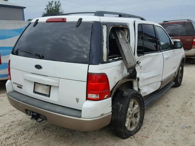 1FMZU74W94UB37662 - 2004 FORD EXPLORER E WHITE photo 4