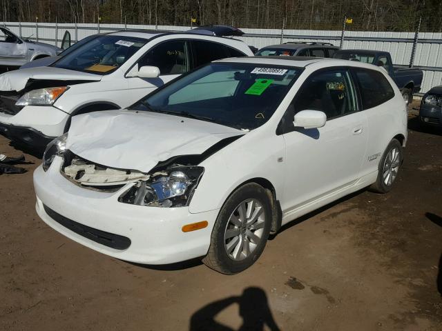 SHHEP33624U502694 - 2004 HONDA CIVIC SI WHITE photo 2