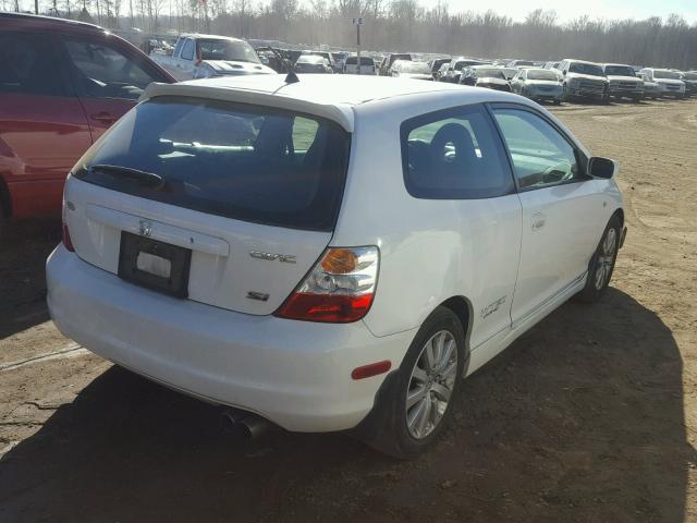 SHHEP33624U502694 - 2004 HONDA CIVIC SI WHITE photo 4