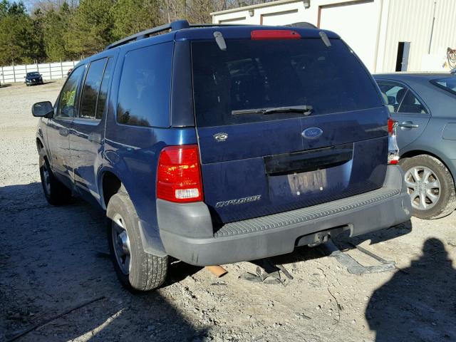 1FMZU62K74UA01346 - 2004 FORD EXPLORER X BLUE photo 3