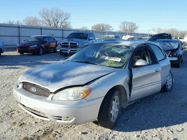 1FAFP56U47A217350 - 2007 FORD TAURUS SEL SILVER photo 2