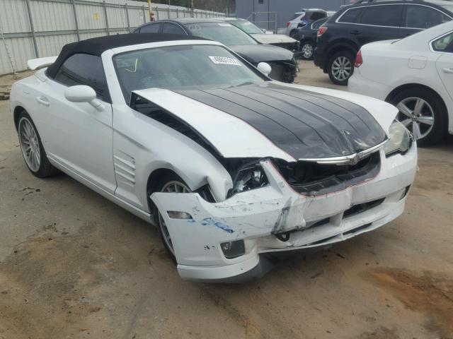 1C3AN75N35X047626 - 2005 CHRYSLER CROSSFIRE WHITE photo 1