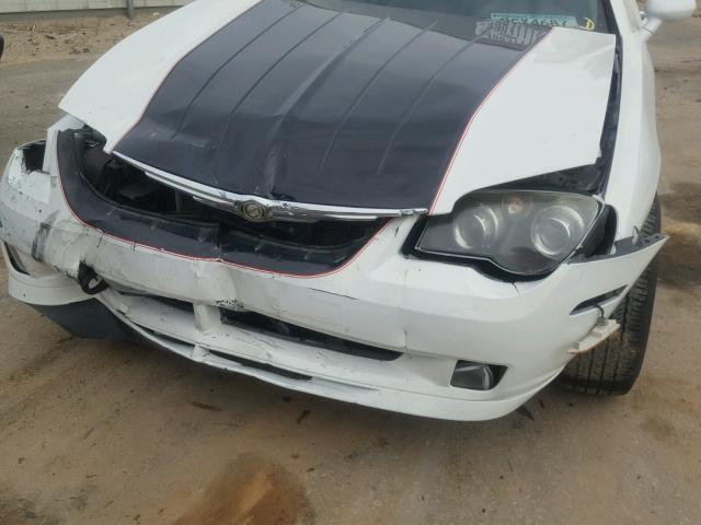 1C3AN75N35X047626 - 2005 CHRYSLER CROSSFIRE WHITE photo 9